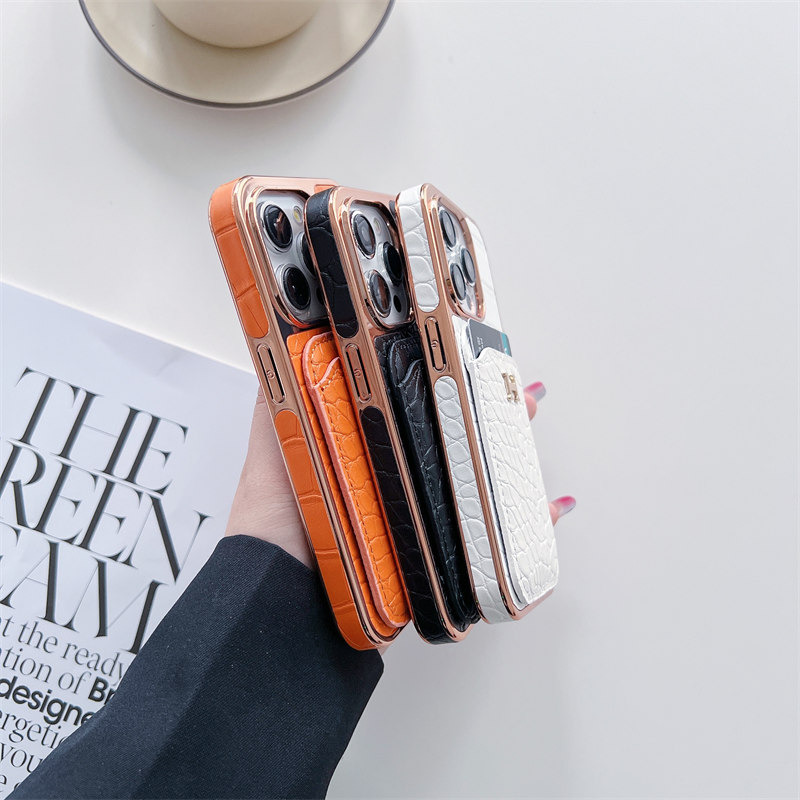 iphone17pro ケース ハイ ブランド iphone16 ケース エルメス 風 カード収納 iphoneケース iphone15/14/13 ケース ブランド 人気 iphoneケース クロコダイル 型押し