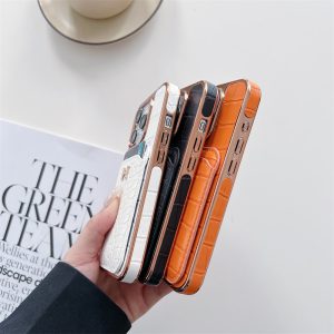 iphone17pro ケース ハイ ブランド iphone16 ケース エルメス 風 カード収納 iphoneケース iphone15/14/13 ケース ブランド 人気 iphoneケース クロコダイル 型押し
