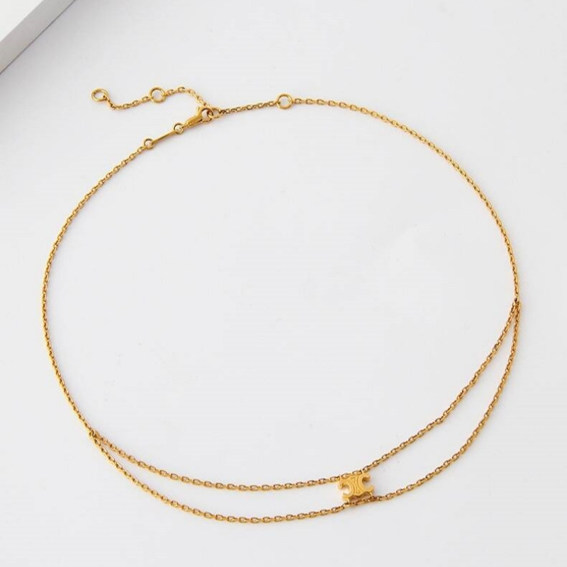 セリーヌ ネックレス 人気 celine トリオンフ ネックレス ネックレス ブランド レディース ゴールド ネックレス ハイ ブランド 人気 ジュエリー ショップ アクセサ