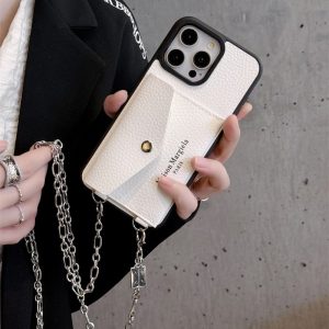 【特価！関税送料込】マルジェラ フラットハンドル付き iphone16 Maison Margiela iPhone 16 Pro Max ケース | ブラック