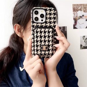セリーヌ スマホケース iphone16/16pro celine iphoneケース カード収納 iphone15/14ケース ハイ ブランド iphone13/12プロ ケース 背面ポケット iphone ケース 女子 人気 かわいい