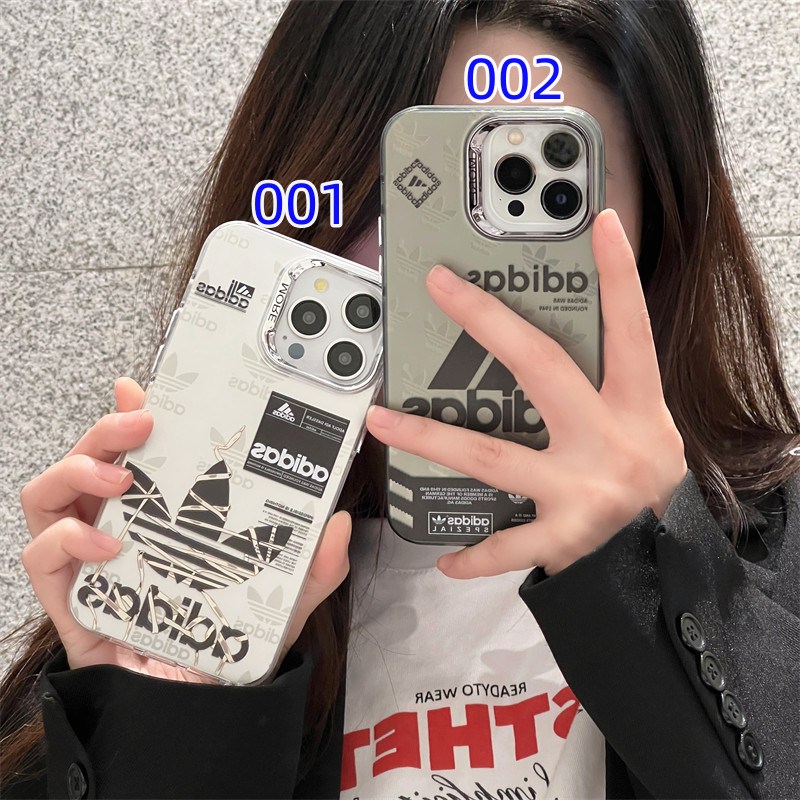 iphone16/16pro ケース アディダス iphoneケース お揃い ブランド adidas スマホケース カップル iphone15/14 ケース 韓国 アイドル iphone13/12 ケース ブランド 人気 メンズ 女子