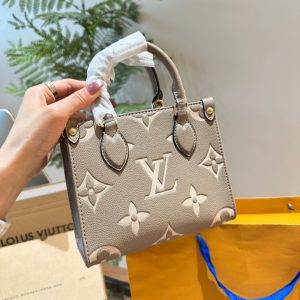LV ルイ・ヴィトン ミニショルダーバッグ バイカラー ブラック