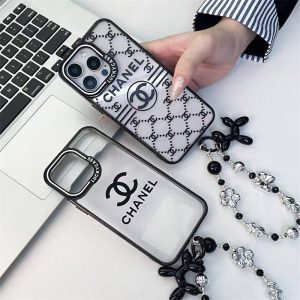 シャネル iphone ケース クリア chanel iphone17/16 ケース ストラップ 付き iphone17 プロ ケース ハイ ブランド iphone15/14ケース 透明 おしゃれ iphone13ケース クリア ブランド