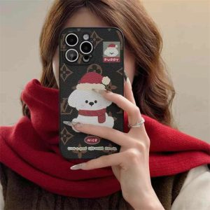 ルイヴィトン iphone16/16proケース クマ ヴィトン 風 スマホケース iphone15/14ケース キャラクター iphone13/13proケース ブランド かわいい クリスマス プレゼント おすすめ