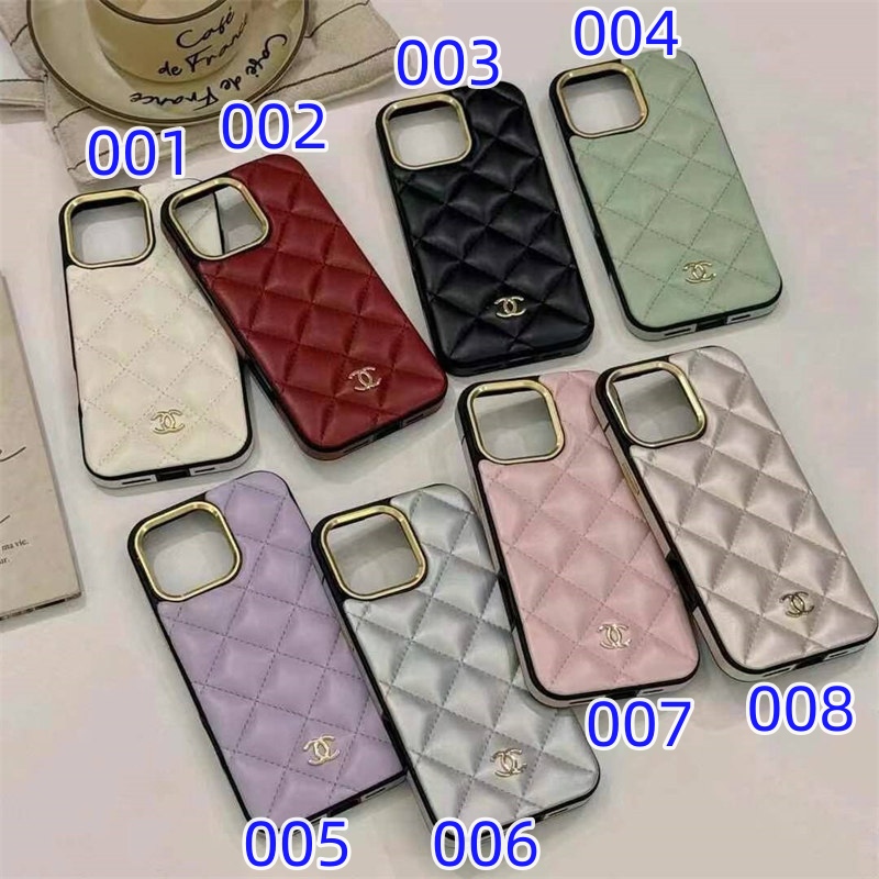 chanel iphone ケース ラムスキン シャネル アイフォン ケース