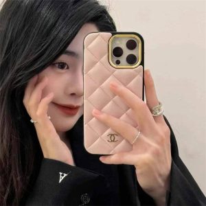 chanel iphone ケース ラムスキン シャネル アイフォン ケース
