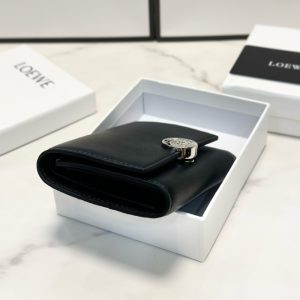 ロエベ 財布 コピー 財布 レディース ハイ ブランド loewe ウォレット 黒 財布 メンズ ブランド 財布 三 つ折り