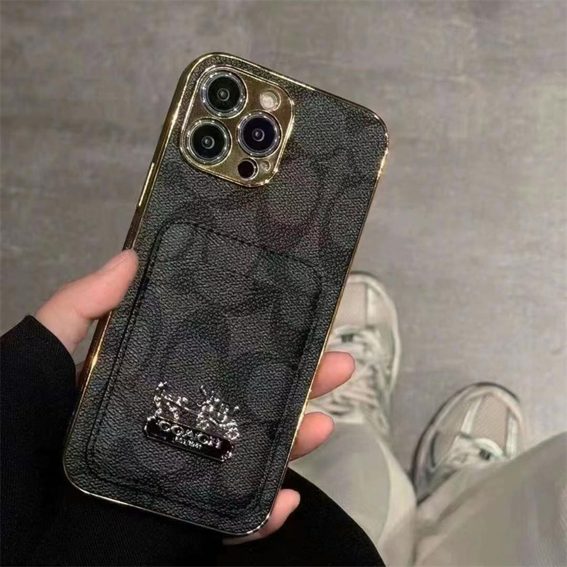 coach スマホケース カード入れ iphone16 ケース コーチ iphone