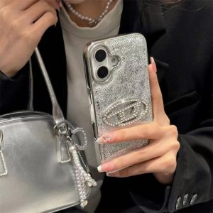 ディーゼル iphone16/16pro ケース キラキラ diseel スマホケース iphone15/15promax ケース 人気 女子 iphone14/13/12 ケース 韓国 可愛い iphone ケース キラキラ ブランド