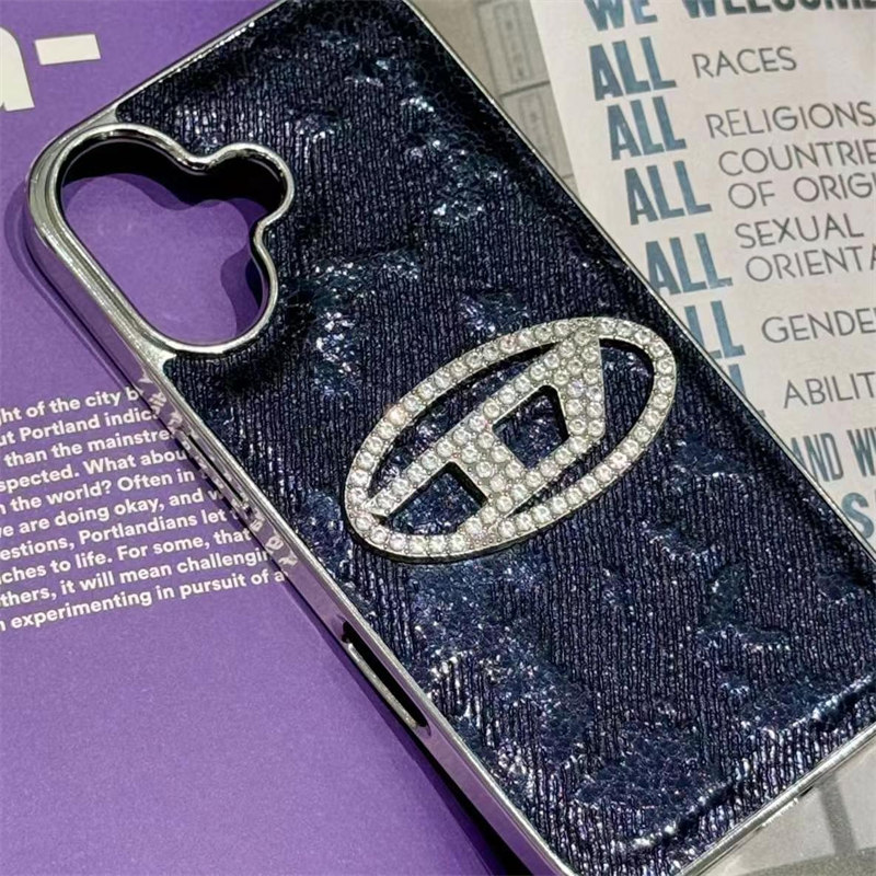 ディーゼル iphone16/16pro ケース キラキラ diseel スマホケース iphone15/15promax ケース 人気 女子 iphone14/13/12 ケース 韓国 可愛い iphone ケース キラキラ ブランド