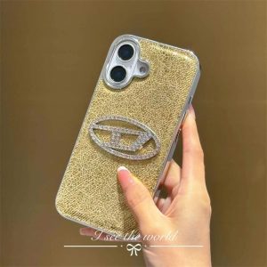 ディーゼル iphone16/16pro ケース キラキラ diseel スマホケース iphone15/15promax ケース 人気 女子 iphone14/13/12 ケース 韓国 可愛い iphone ケース キラキラ ブランド