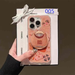 シャネル iphone16/16pro ケース グリップ 付き chanel スマホケース ピンク iphone15/15pro max ケース 人気 女子 iphone14/13 ケース ブランド 可愛い スマホケース デコ