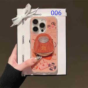 シャネル iphone16/16pro ケース グリップ 付き chanel スマホケース ピンク iphone15/15pro max ケース 人気 女子 iphone14/13 ケース ブランド 可愛い スマホケース デコ