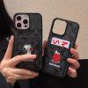 コーチ スヌーピー iphone17/16pro ケース coach iphone16e ケース ブランド iphonese2/se3 ケース お 揃い カップル iphone15/14 ケース キャラクター iphone ケース カード 収納 ハイ ブランド
