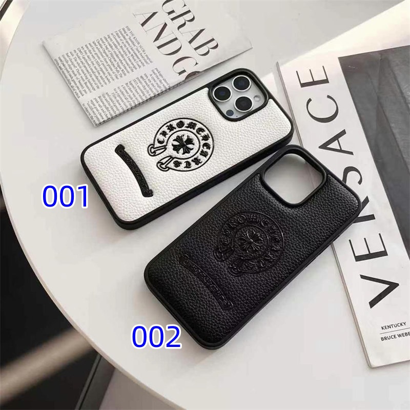 クロム ハーツ iphone16/16pro ケース iphone15/15pro ケース かっこいい iphone14/13pro max ケース ハイ ブランド メンズ スマホケース お 揃い iphone ケース 人気 ブランド