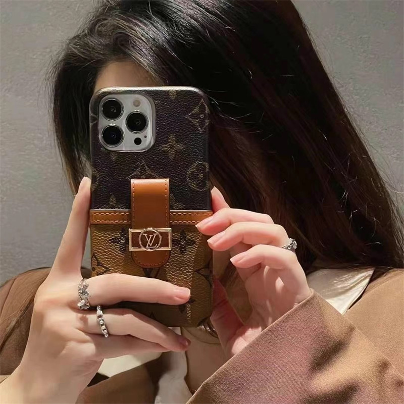 ヴィトン iphone17 ケース iphone17pro ケース カード 収納 ハイ ブランド iphone16/16pro ケース vuitton スマホケース お 揃い ブランド iphone15/14/13 ケース 大人 可愛い