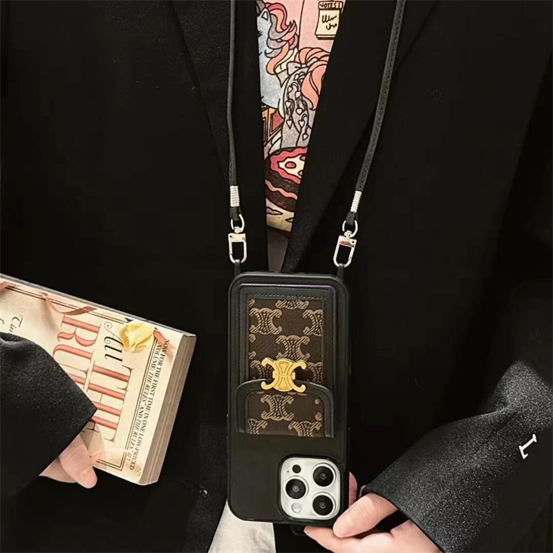 セリーヌ スマホ ショルダー celine iphone16e ケース 肩掛け
