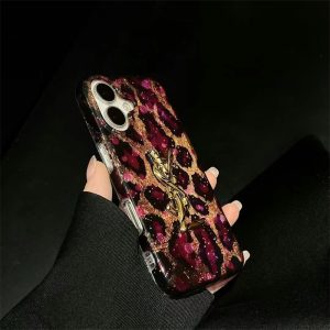 サン ローラン スマホ ケース 16 ysl iphone ケース ヒョウ 柄