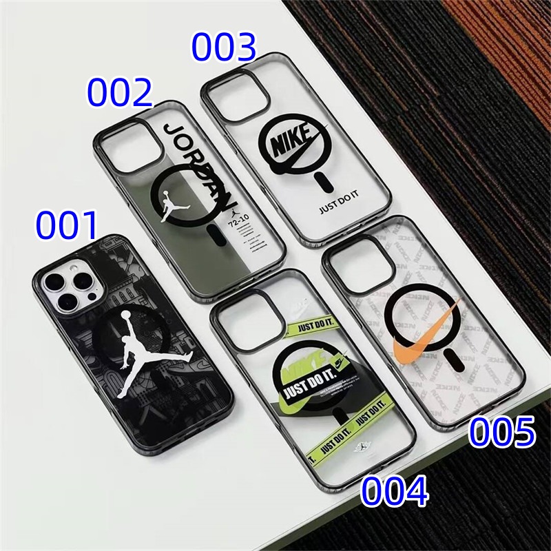 iphone16/16pro ケース ナイキ nike エアー ジョーダン アイ フォン15/15pro ケース マグセーフ iphone14/13 ケース ブランド メンズ iphone ケース クリア ブランド iphone ケース おそろい ペア