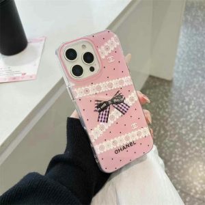 iphone17/16 ケース シャネル風 iphone17pro ケース iphone15/14 ケース 人気 女子 ブランド スマホケース ハイ ブランド iphone13/12 ケース 大人かわいい リボン柄