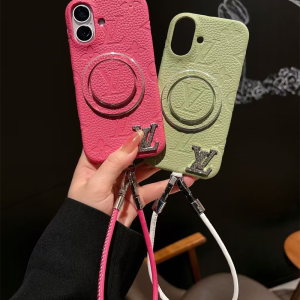 ルイヴィトン iphone17ケース ブランド magsafe ギャラクシー ケース galaxy S25U ヴィトン ストラップ付き iphoneケース16/15 スマホカバー スタンド 人気 女子