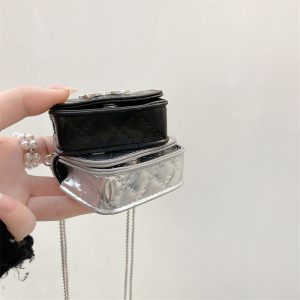 シャネル airpods ケース chanel コイン ケース airpods pro ケース ショルダー ミニ バッグ レディース 人気 ブランド airpods 第 4 世代 ケース ブランド