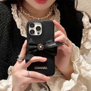 Alternative view of シャネル 風 スマホケース iphone ケース リボン ブランド chanel iphone17/17pro ケース デコ iphone16/16pro ケース 人気 ブランド 女子 iphone15/14 ケース かわいい
