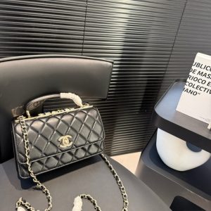 シャネル トレンディ cc chanel バッグ ショルダー トップ ハンドル バッグ 30 代 バッグ ブランド お 手頃 ショルダー ミニ バッグ レディース