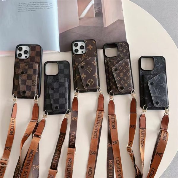 ルイヴィトン スマホケース ブランド メンズ ショルダー iphone16/16pro ケース ヴィトン iphone15/15pro ケース カード ケース 付き 携帯ケース ブランド iphone14/13/12 ケース