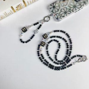 シャネル携帯ショルダーシャネル 風 ショルダー チェーンストラップシャネル ビーズストラップ