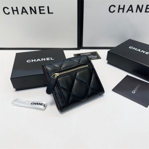 シャネル 財布 コピー CHANEL シャネル 19 ディズヌフ 三つ折り コンパクトウォレットレディース ハイ ブランド スーパーコピー ウォレット 黒 財布 メンズ 三 つ折り