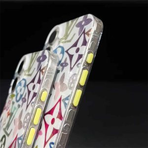ルイヴィトン iphone17pro/17promax ケース magsafe チェーン カラフル スマホケース ハイ ブランド iphone16/16pro ケース 人気 女子 iphone15/14 ケース 海外 人気