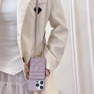 chanel スマホ ショルダー シャネル iphone17/17pro ケース 斜 めがけ iphone16/16pro ケース カード 収納 おしゃれ iphoneケース 人気ブランド 女子 iphone15/14/13ケース 大人可愛い ブランド