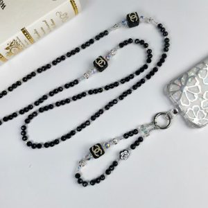 シャネル携帯ショルダーシャネル 風 ショルダー チェーンストラップシャネル ビーズストラップ