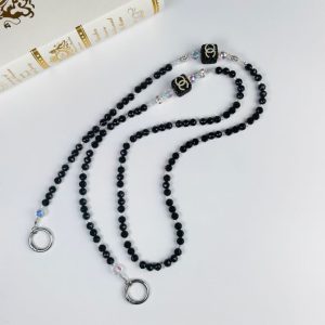 シャネル携帯ショルダーシャネル 風 ショルダー チェーンストラップシャネル ビーズストラップ