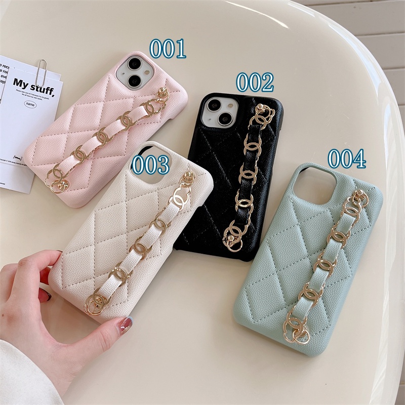 シャネル IPhone16/16pro ケース chanel iphoneケース チェーン
