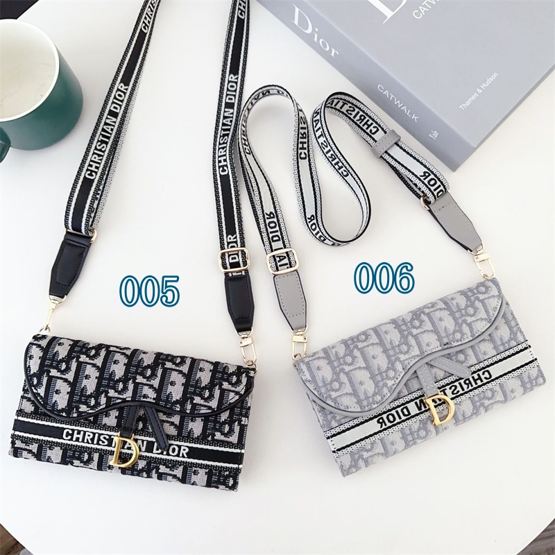 dior スマホケース 手帳型 ショルダーストラップ 17/iphone17pro ケース ディオール iphone16/15/14ケース ブランド コピー iphone ケース 手帳型 可愛い iphoneケース ブランド レディース ストラップ カードケース付き