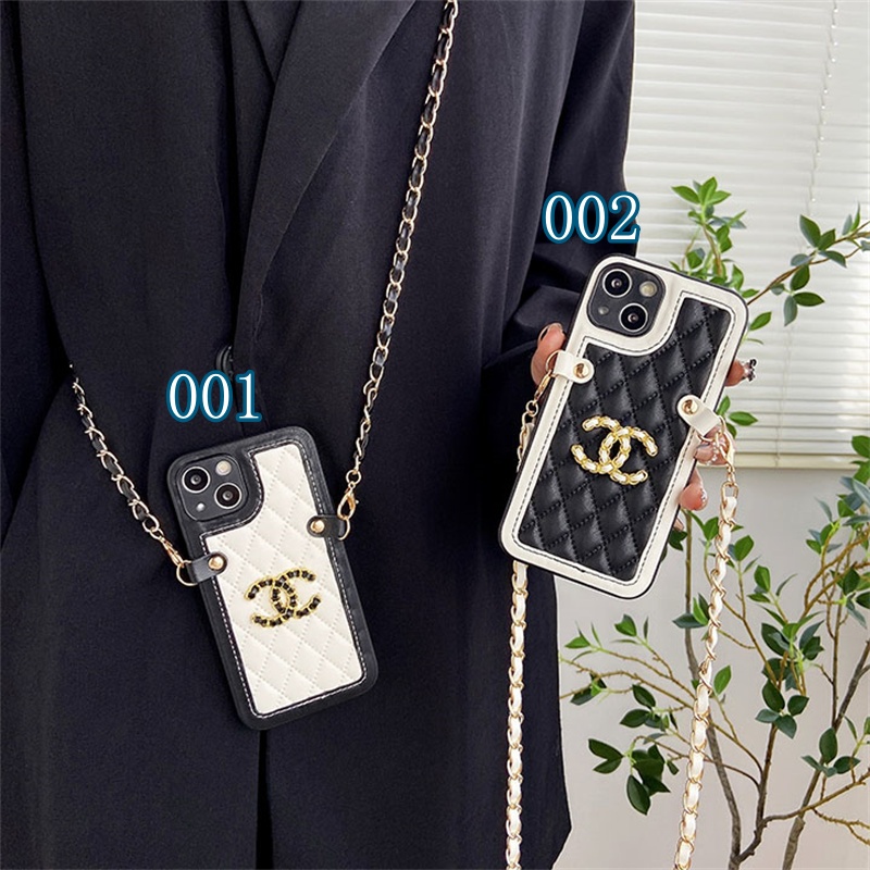 【美品】CHANEL iPhone11 ケース　カバー　スマホショルダー シャネル スマホケース chanel ショルダー iPhone17/17proケース