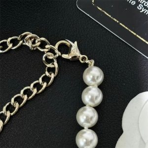 シャネル パール ネックレス ハイ ブランド チョーカー CCチャーム ネックレス レディース 20 代 chanel アクセサリー ブランド 彼女 プレゼント ネックレス 可愛い