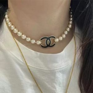 シャネル パール ネックレス ハイ ブランド チョーカー CCチャーム ネックレス レディース 20 代 chanel アクセサリー ブランド 彼女 プレゼント ネックレス 可愛い