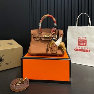 Alternative view of エルメス ケリー ショルダーバッグ 牛革 レディース HERMES  バッグ パロディ風 Kelly ポシェット トップレイヤ 2wayトートバッグ 斜めがけ スカーフ付き ハイブランドバッグ