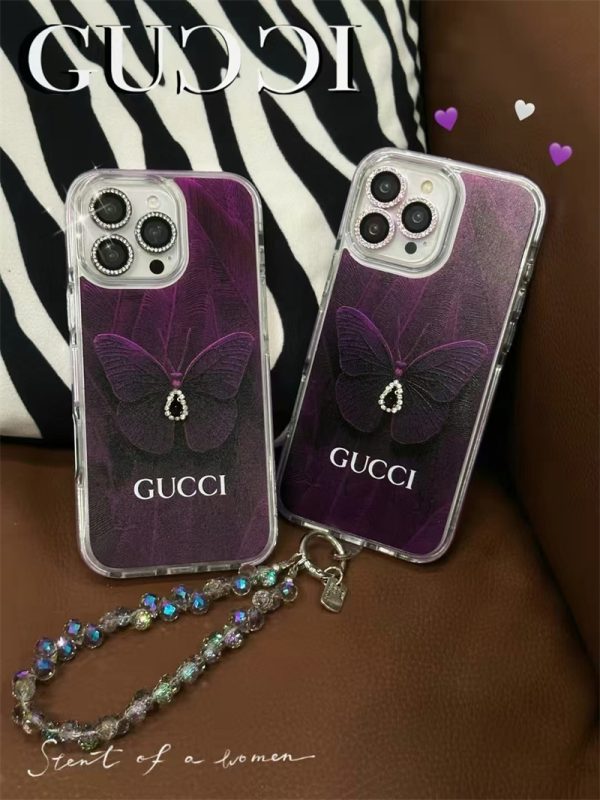 グッチ iphone ケース アクリル gucci iphone16 ケース パールストラップ 付き iphone16 プロ ケース ハイ ブランド iphone15/14ケース ビーズストラップ おしゃれ iphone13ケース スマホケースブランド