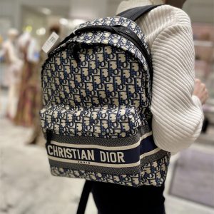 Diortravel バックパック ブルー ディオール オブリークモンスリ レディース メンズ 人気 40 代 30代 ビジネス リュック ブランドコピー ママ バッグ 芸能人 リュック サック おしゃれ