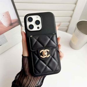 iphone17air/16plus ケース ショルダー ブランド chanel パロディ iphone17/16 ケース iphone15/15plus ケース レザー ブランド マトラッセ iphone14/13 ケース スマホケース 背面収納 iphone ケース 肩掛け ブランド