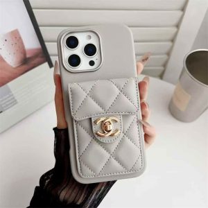 iphone17air/16plus ケース ショルダー ブランド chanel パロディ iphone17/16 ケース iphone15/15plus ケース レザー ブランド マトラッセ iphone14/13 ケース スマホケース 背面収納 iphone ケース 肩掛け ブランド