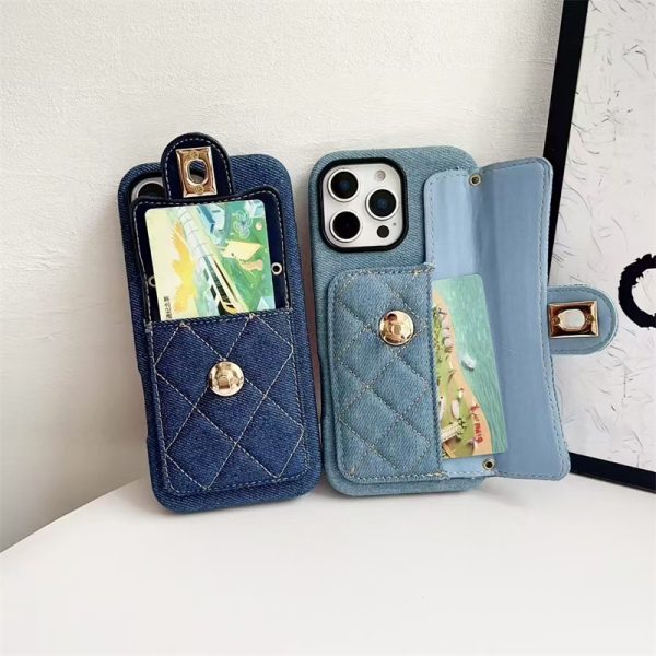 シャネル iphone17/17pro ケース デニム iphone16/16plus ケース 背面 ポケット ブランド chanel パロディ iphone15/14/13 ケース アイ フォン ケース 布