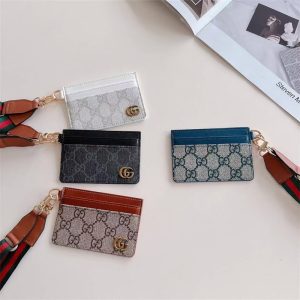 Alternative view of 首 から かける カード ケース カード ケース ブランド 定期 入れ レディース ハイ ブランド パス ケース ハイ ブランド レディース グッチ風 カード ホルダー