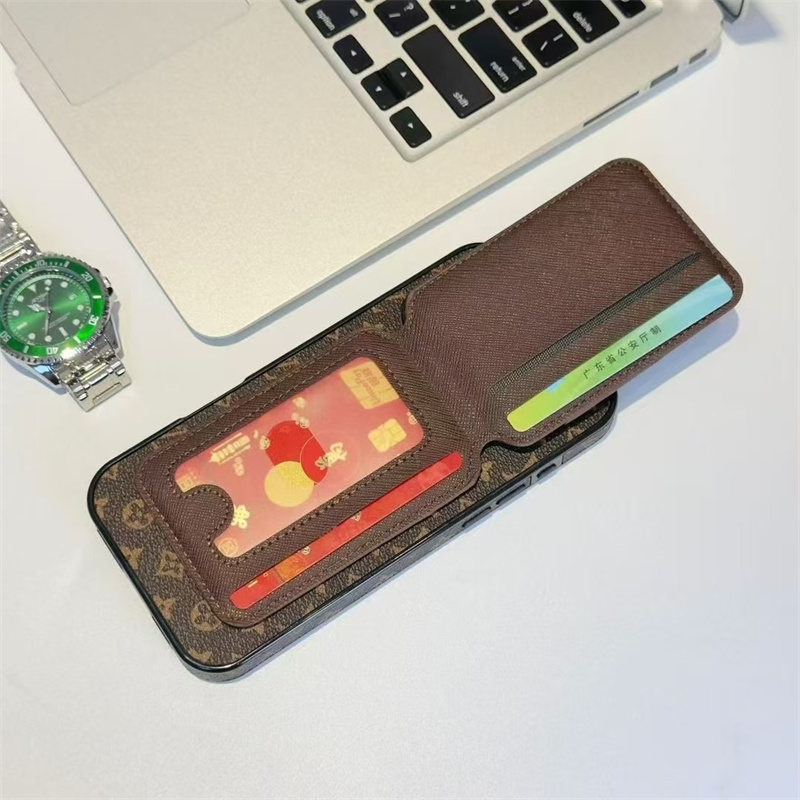 iphone17/17pro ケース カード 収納 ハイ ブランド iphone17promax/16pro ケース ヴィトン 風 カード ケース 付き iphone16/15/14 ケース マグネット カード ケース スマホケース グッチ 風