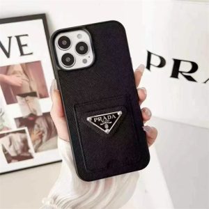 prada アイフォン17/17air ケース iphone17pro/16pro ケース カード 収納 ハイ ブランド スマホケース 黒 ピンク iphone16/15/14 ケース レザー ブランド